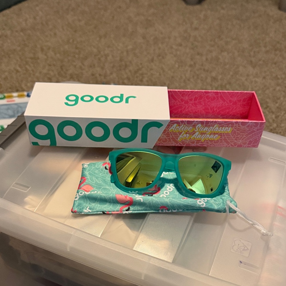 Goodr Men's Sunglasses - Vibrant Aqua